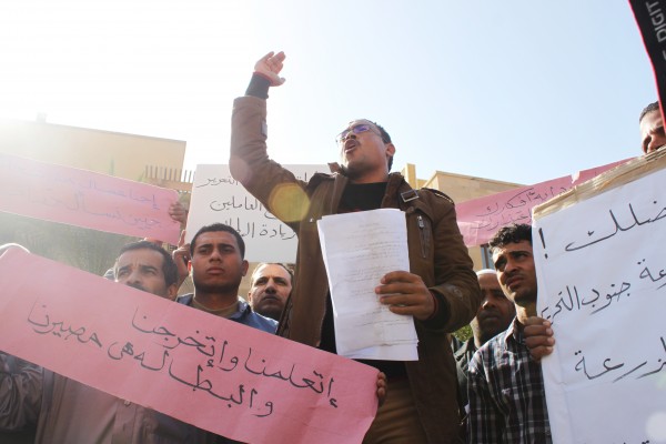 South Tahrir farmers called on President Lisa Anderson to find a way to save their farms from closure [Al Sheikh]