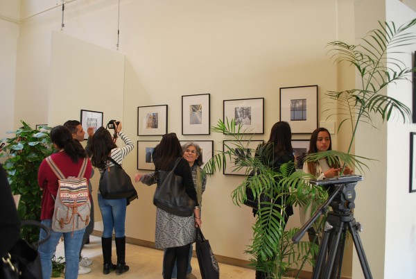 A large number of students and faculty turned out for the exhibition last week [Shaza Walid]