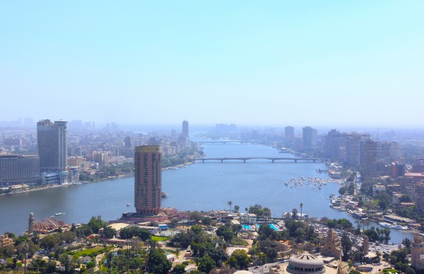 An aerial view of the Nile River in Cairo. For thousands of years, it has been the lifeline of the nation [Farah AbdelKader]