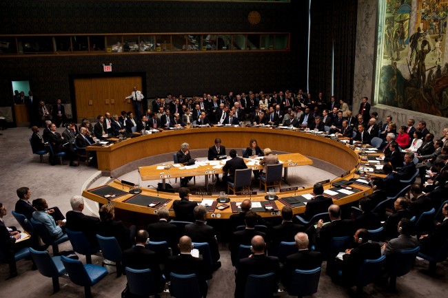 Egypt received 179 votes for the UNSC seat representing North Africa on Thursday [Photo of the Security Council in session, licensed for noncommercial reuse through Wikipedia]