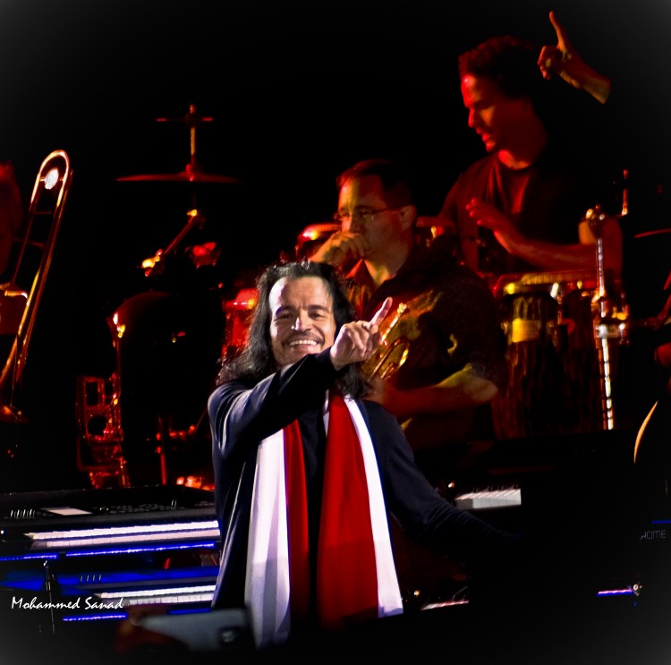 Yanni performed at the Pyramids of Giza on October 30 to rave reviews [Mohammed Sanad]