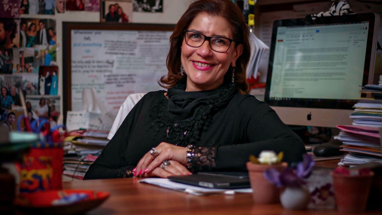 Veteran JRMC Professor Mervat Abou Oaf Bids AUC Goodbye